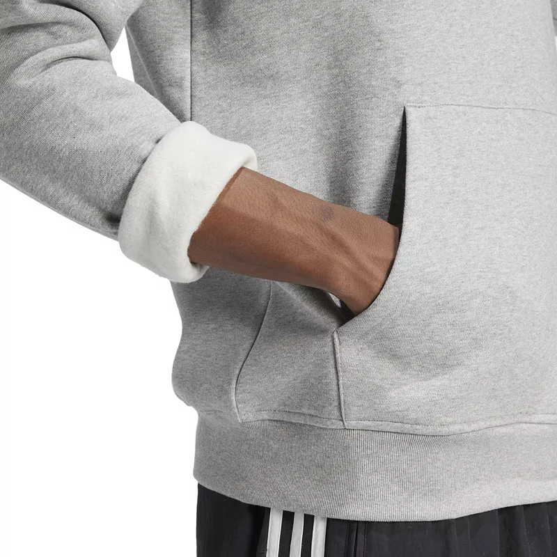Мужская худи с трилистником Adidas Originals Adicolor Essentials, цвет MGH — фото 4