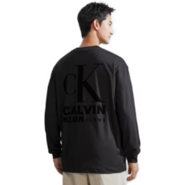 Футболка мужская космическая черная-BEH Calvin Klein, черный — фото 4