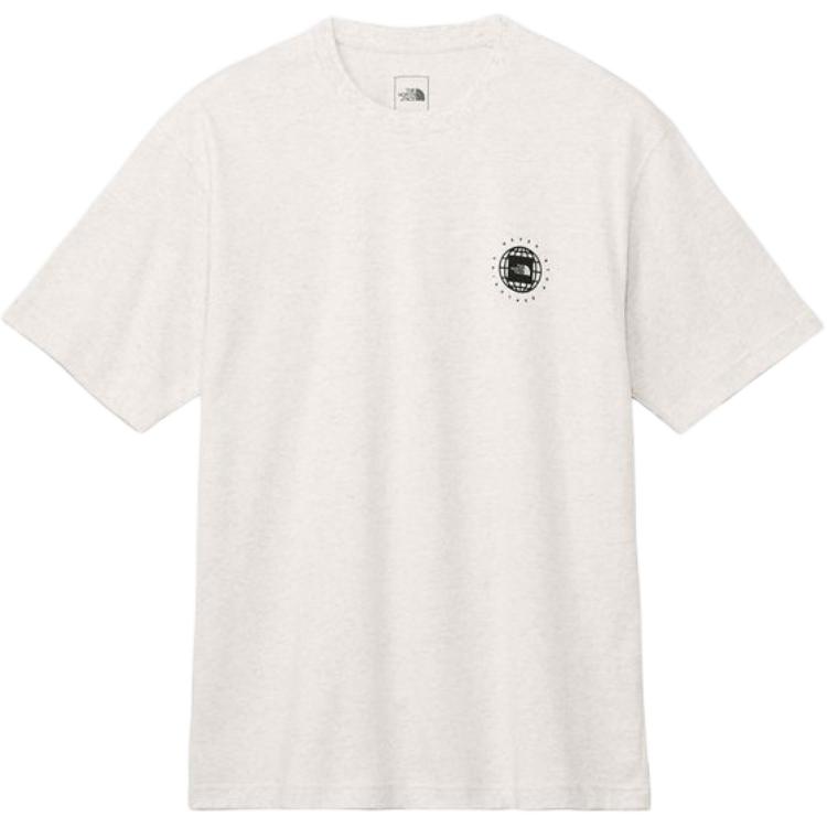 

THE NORTH FACE Футболка Geo Square Unisex White Gray Mix, Белый, THE NORTH FACE Футболка Geo Square Unisex White Gray Mix