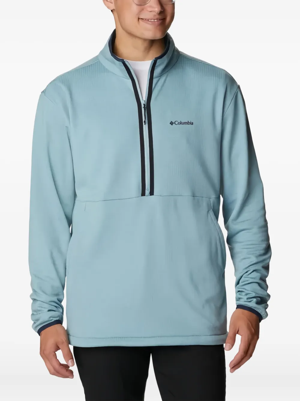 

Толстовка с воротником на молнии Columbia, синий