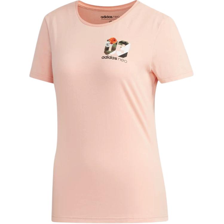

Adidas Neo Футболка женская розовая, Розовый, Adidas Neo Футболка женская розовая
