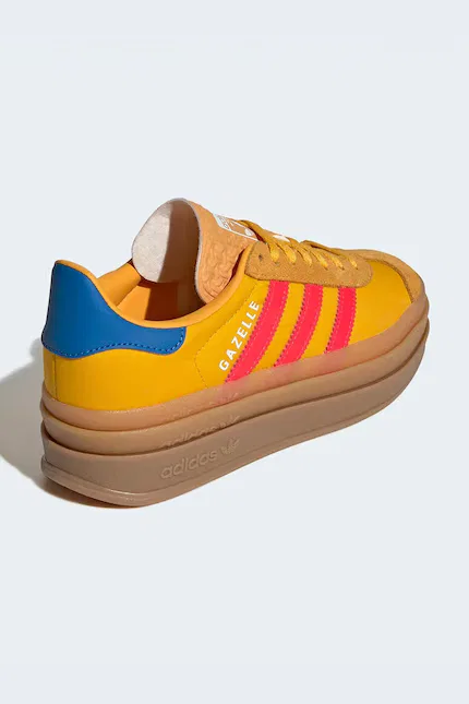 Кроссовки детские Gazelle Bold Adidas Originals, желтый — фото 3
