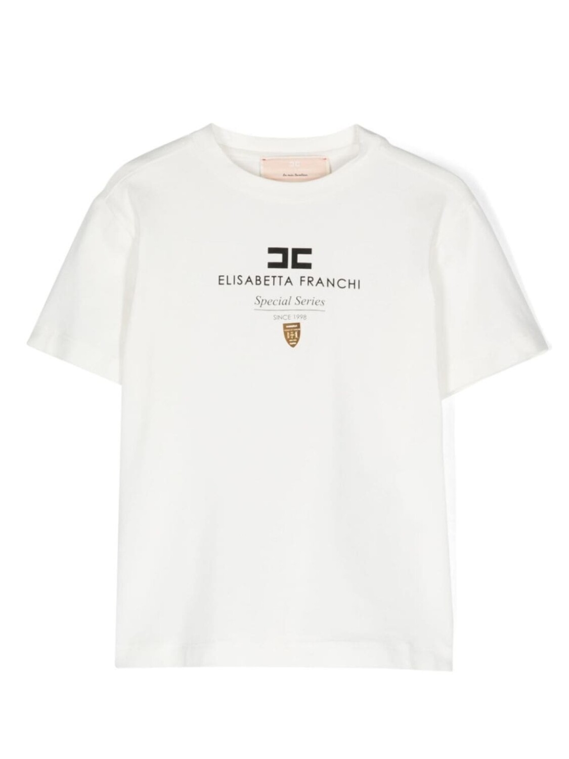 

Elisabetta Franchi La Mia Bambina футболка с логотипом, белый