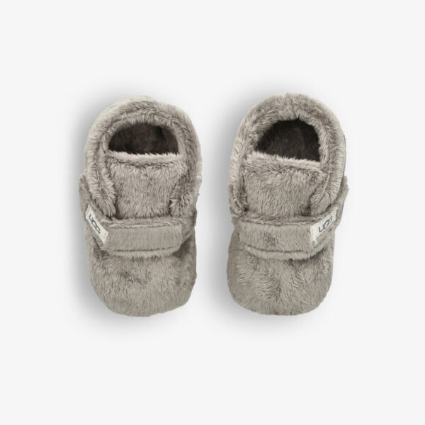 Пинетки Bixbee махровые 6 месяцев - 1 год Ugg, серый — фото 2