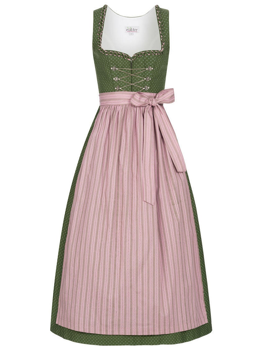 

Широкая юбка в сборку Trachtenhof Nübler lang Thea, оливковый