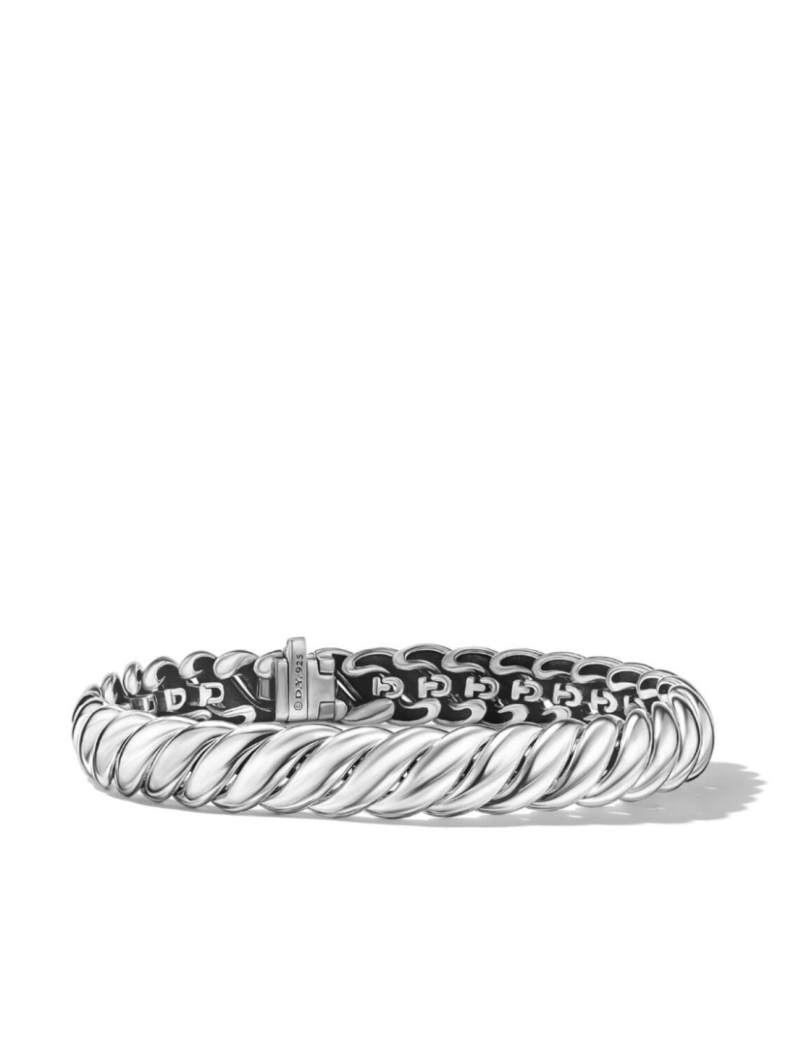 

Браслет Sculpted Cable David Yurman, серебряный