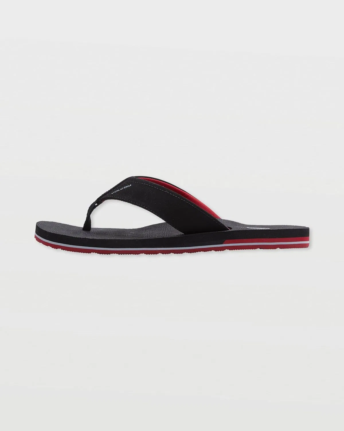 Сандалии водонепроницаемые Volcom, Black/Red — фото 2