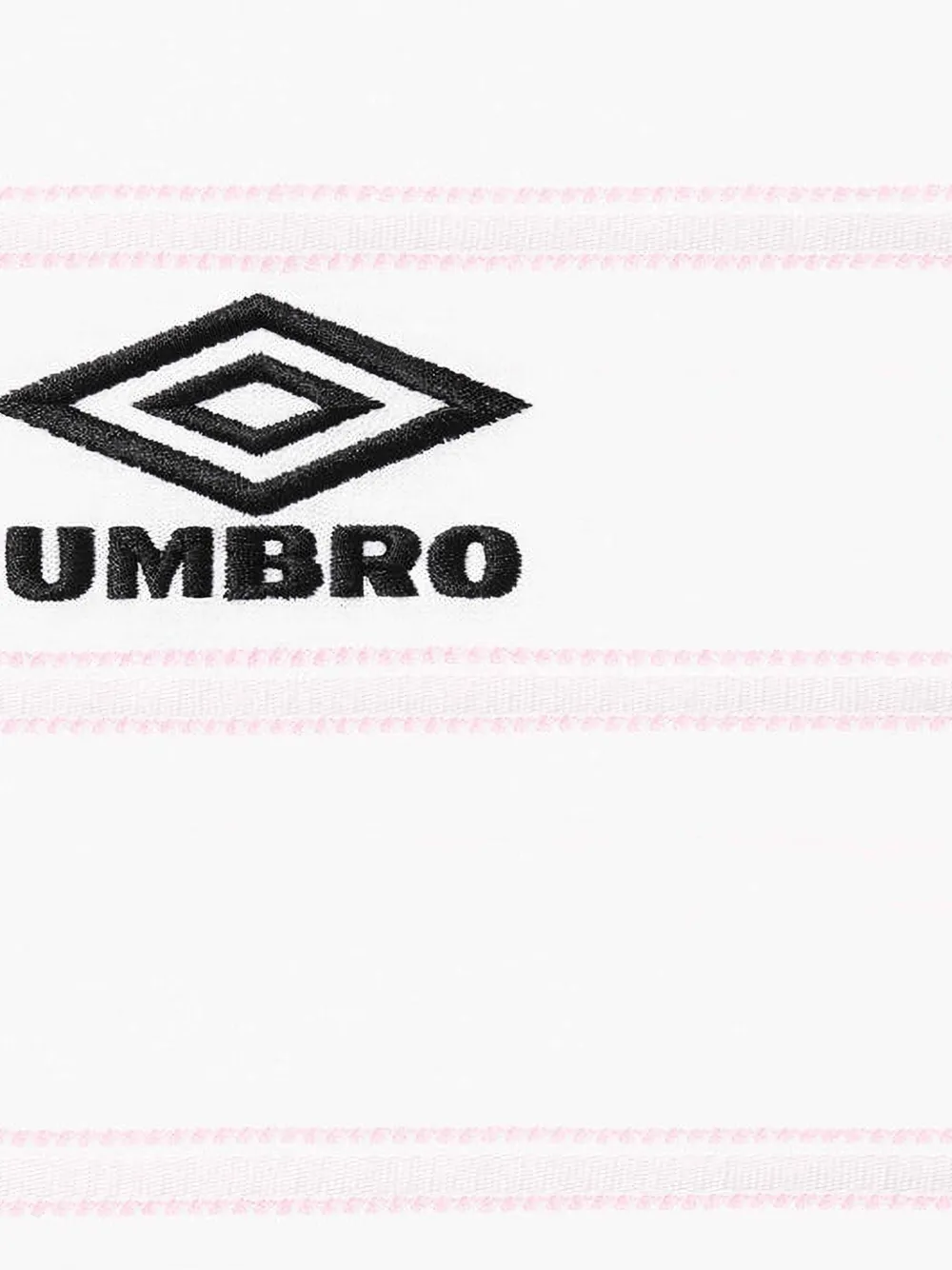 Топ SS 25 - Red в полоску из коллаборации с Umbro Supreme, белый — фото 2