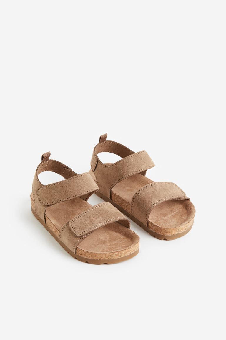 

Сандалии с ремешками на щиколотке H&M, серый
