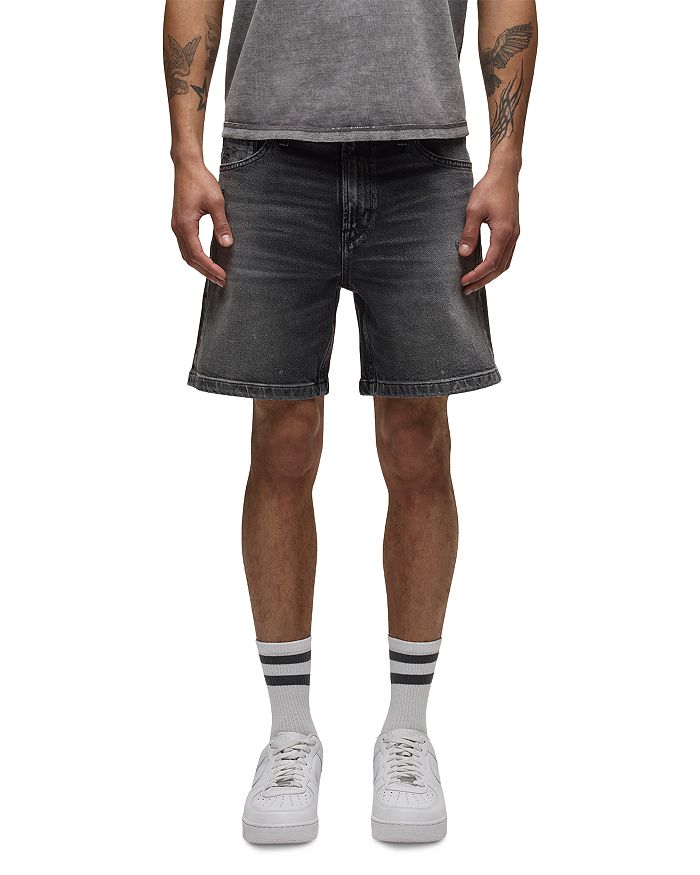 

Классические джинсовые шорты Clint Relaxed Fit длиной 8.25" Hudson, черный