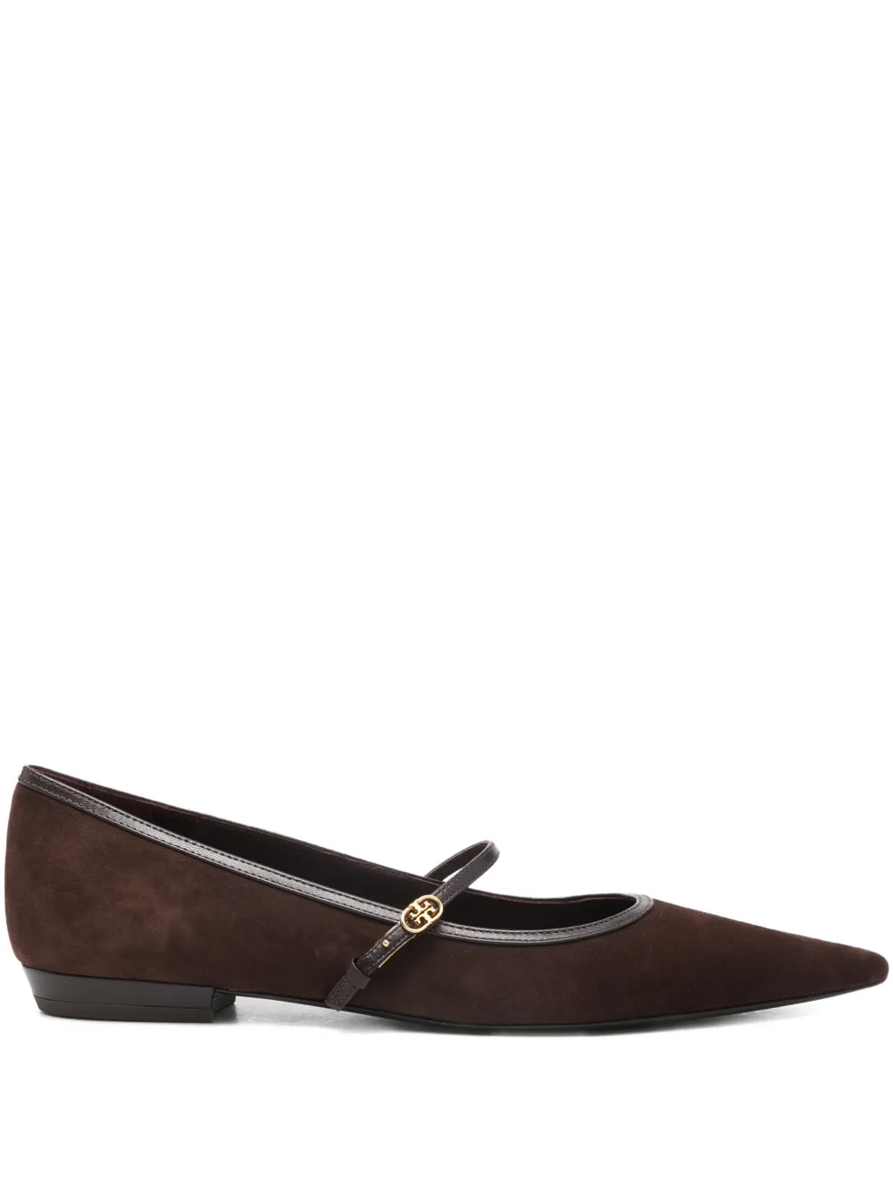 Балетки из замши Tory Burch
