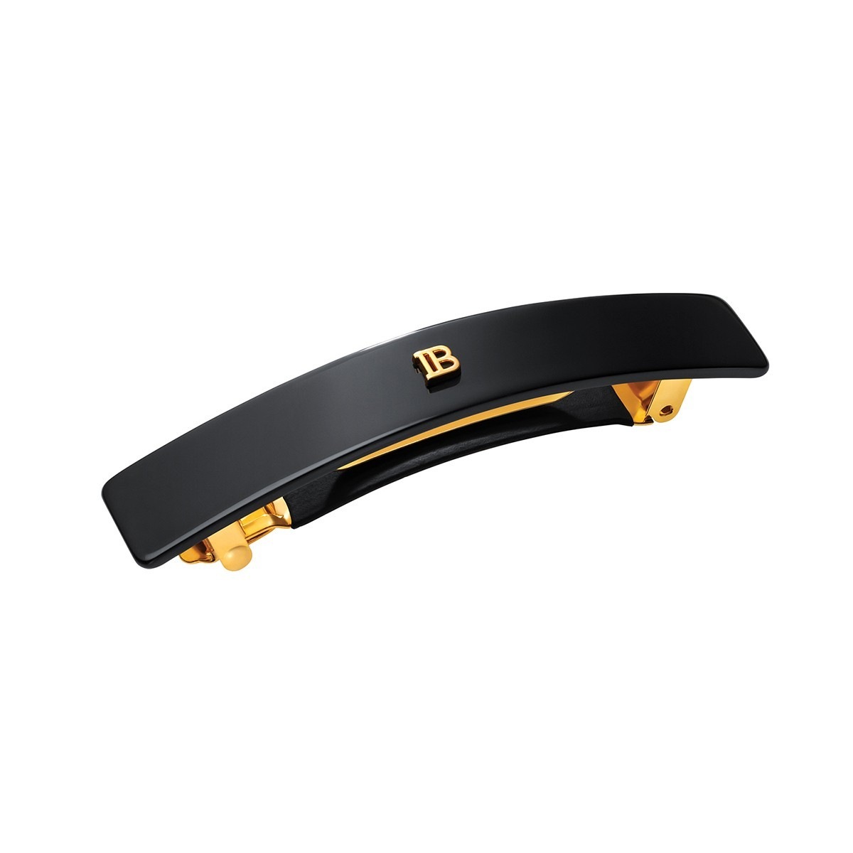 

Заколка для волос hc cellulose acetate barrette pour cheveux medium black Balmain Hair, medium