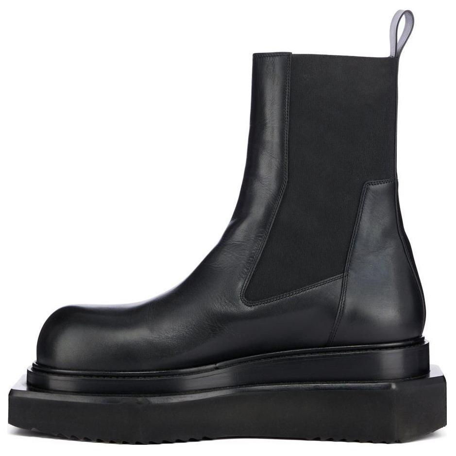 

RICK OWENS /RO Короткие ботинки челси мужские, черные