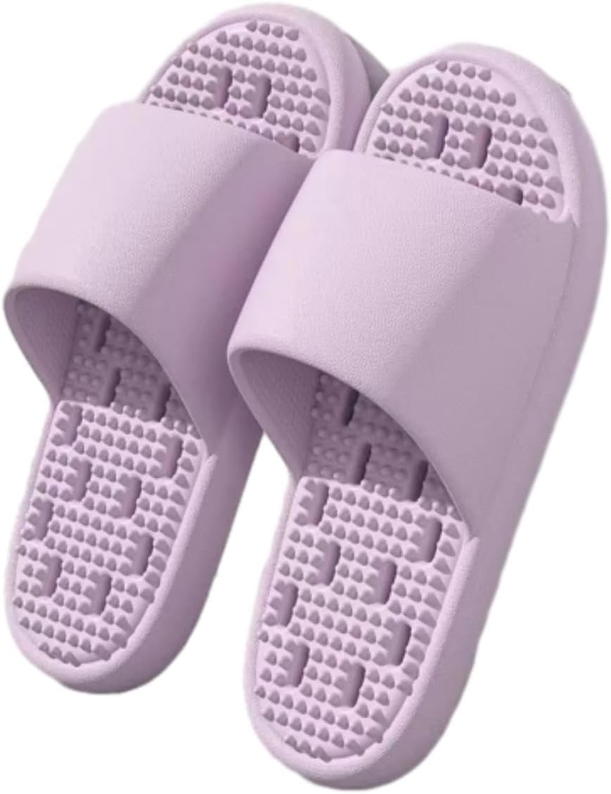 

Мужские и женские мягкие нескользящие шлепанцы для душа с быстрой сушкой, для ванной, бассейна, пляжа, летние тапочки для пар Zeraoke, фиолетовый