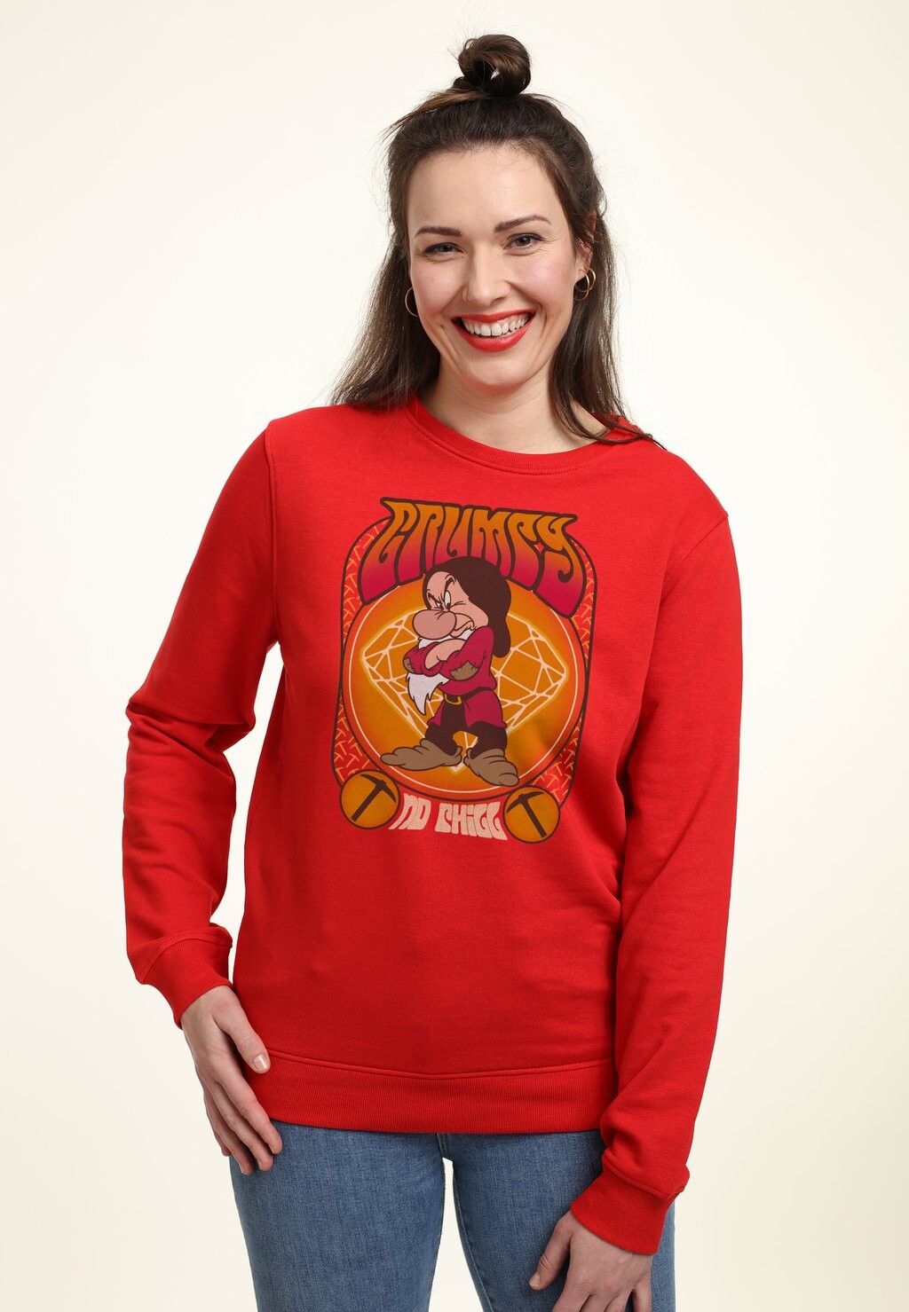 

Толстовка SNOW WHITE AND THE SEVEN DWARFS GRUMPY GIG Disney, красный