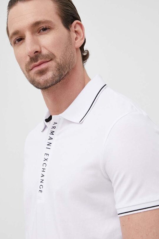 

Рубашка поло Armani Exchange, белый