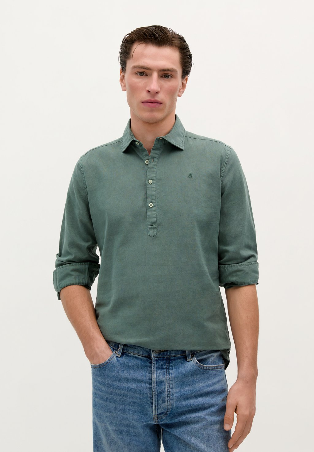 

Рубашка NEW POLERA Scalpers, темно-зеленый