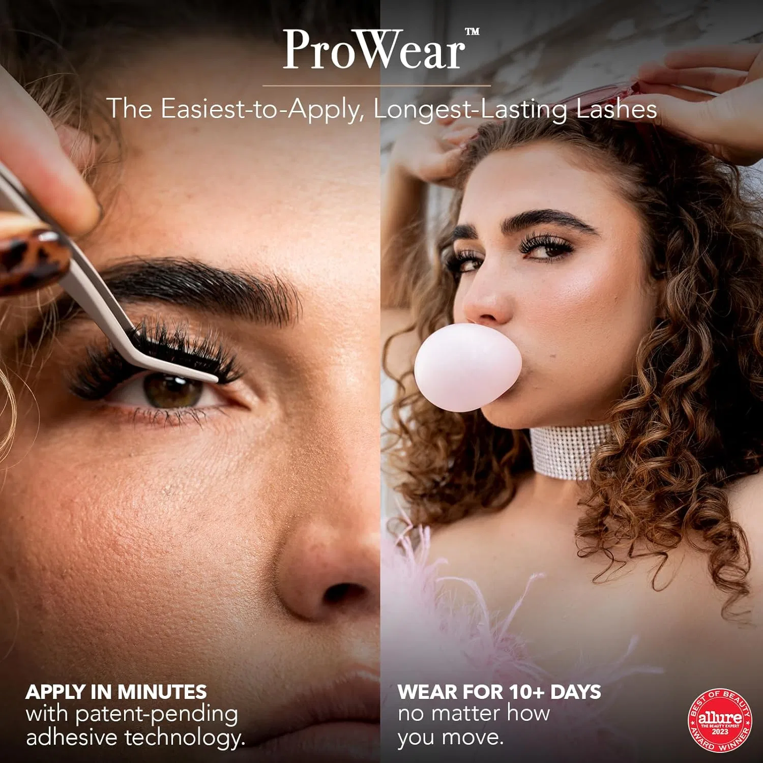 Ресницы классические короткие 5 Pro Lash, 3 пары, черный — фото 2
