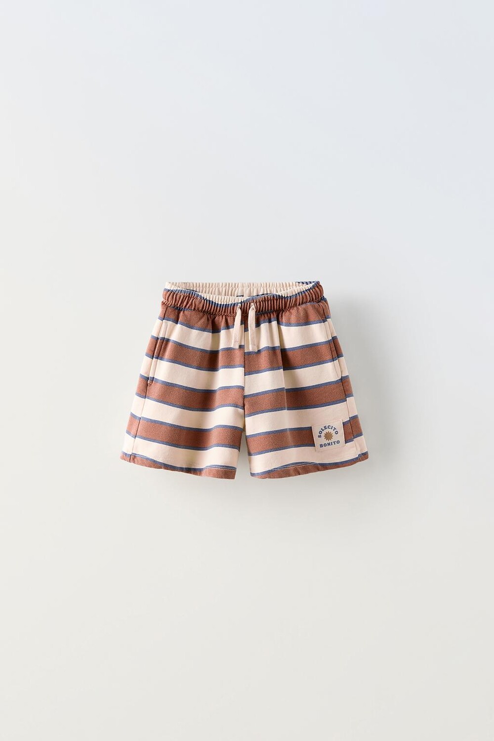 

Шорты-бермуды в полоску с этикеткой ZARA, цвет striped