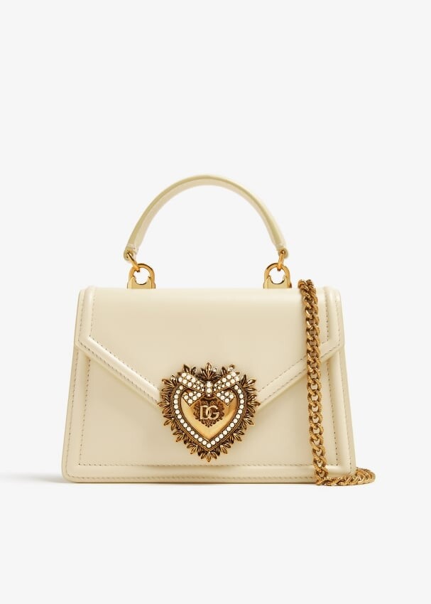 

Сумка Dolce&Gabbana Small Devotion Top Handle, белый