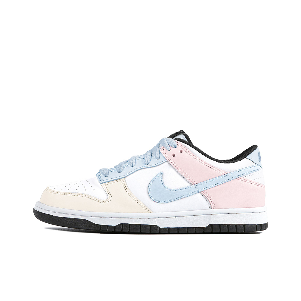 

Кроссовки Nike Dunk Skateboarding Shoes Women's Low-top White, синий/белый/розовый