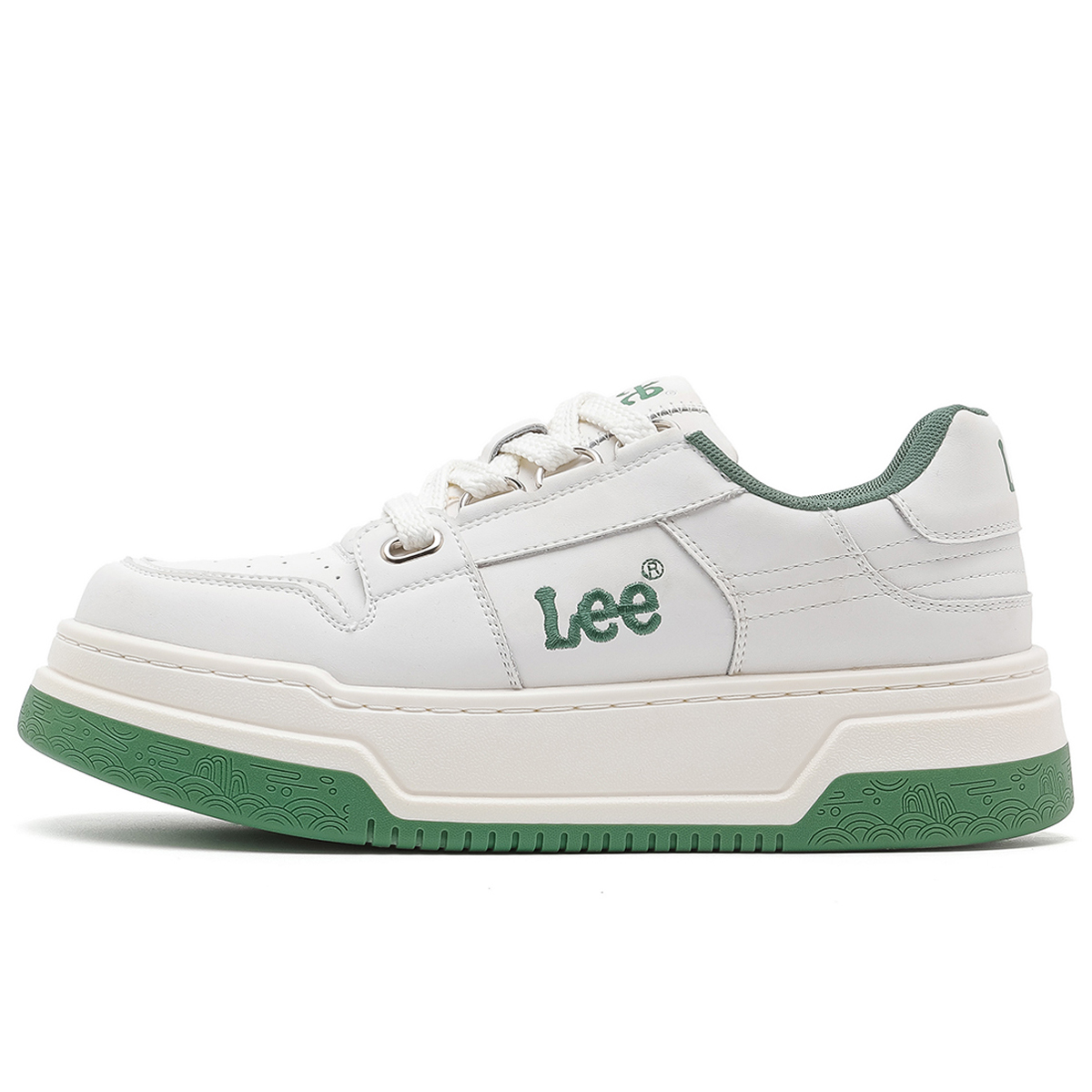 

Lee Дышащие низкие скейтерские кроссовки для увеличения роста мужские Jadeite Green, цвет Jadeite Green