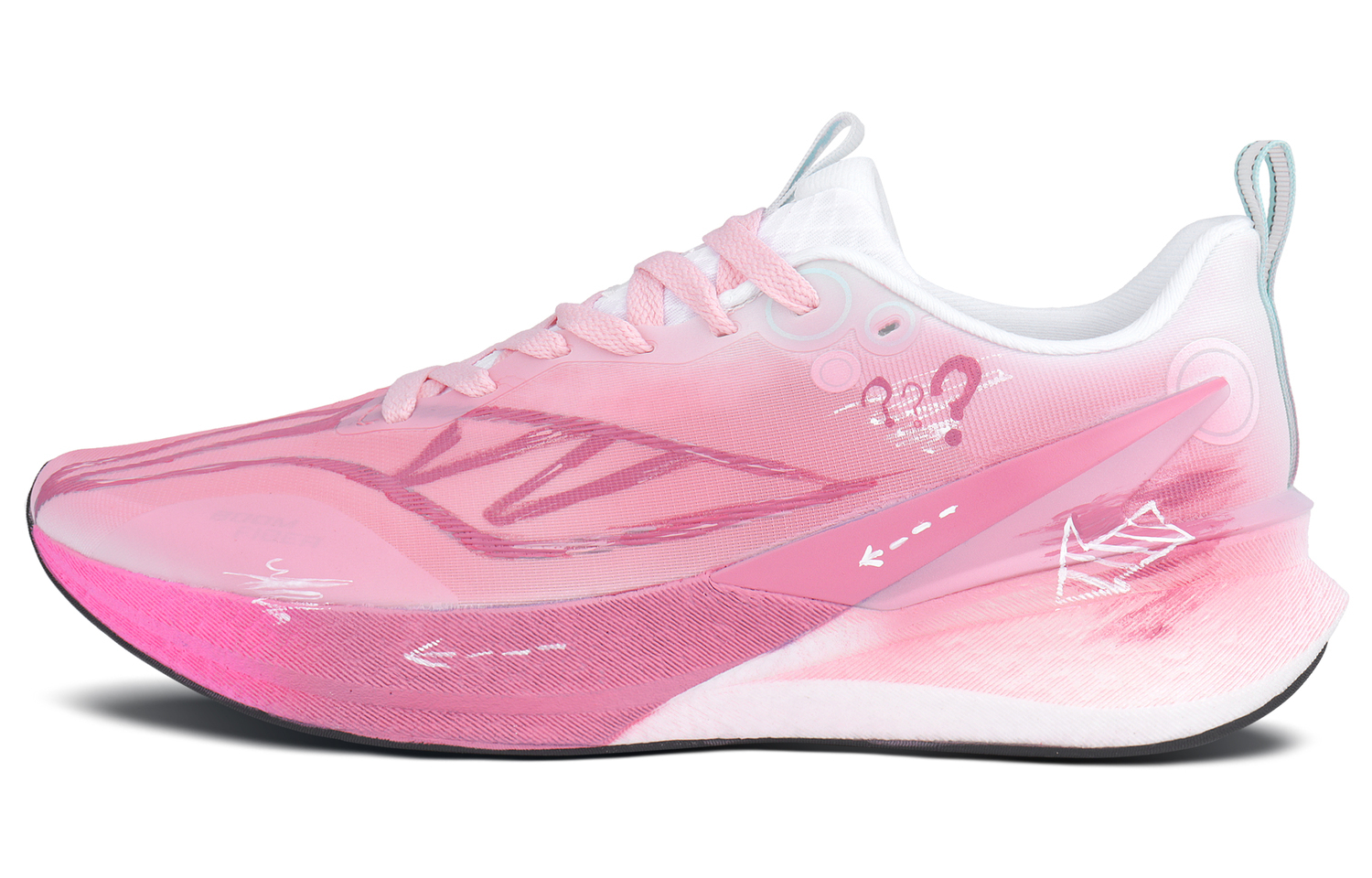 

LINING Red Hare 8PRO амортизирующие, нескользящие, ударопрочные низкие кроссовки унисекс Pink