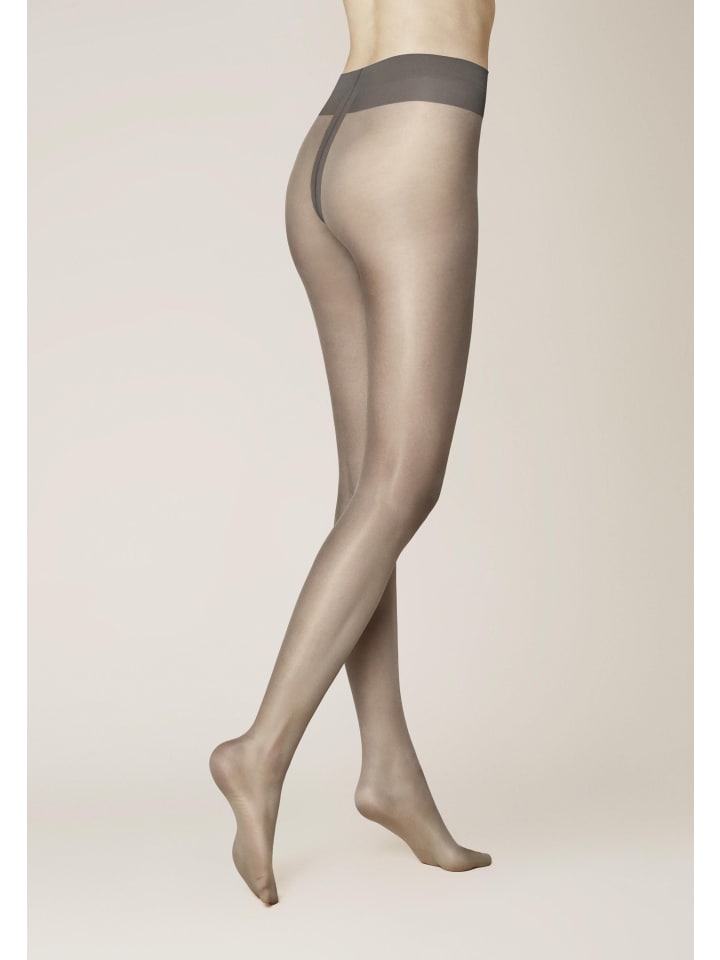 

Kunert Полупрозрачные мерцающие колготки Moonlight 15 миндального цвета
