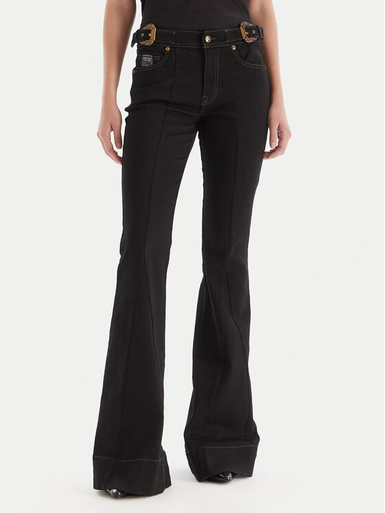 

Джинсы flare fit 79HAB503 DW040 Versace Jeans Couture, черный