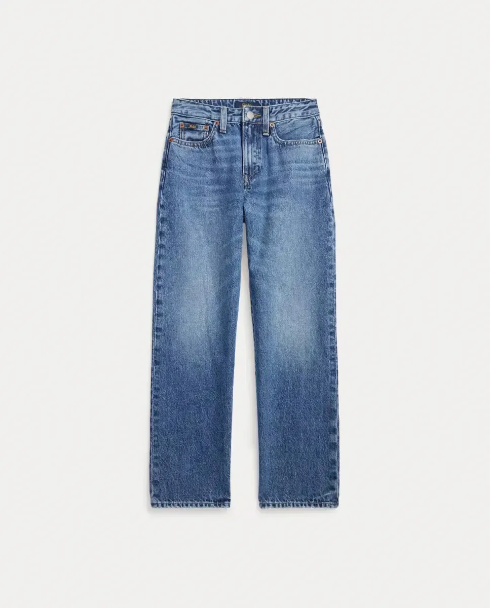 Детские джинсы из хлопка Lynwood Polo Ralph Lauren, индиго синий — фото 4