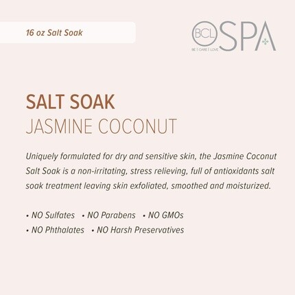 BCL Spa Jasmine Coconut Soak для замачивания на основе соли Мертвого моря — фото 2