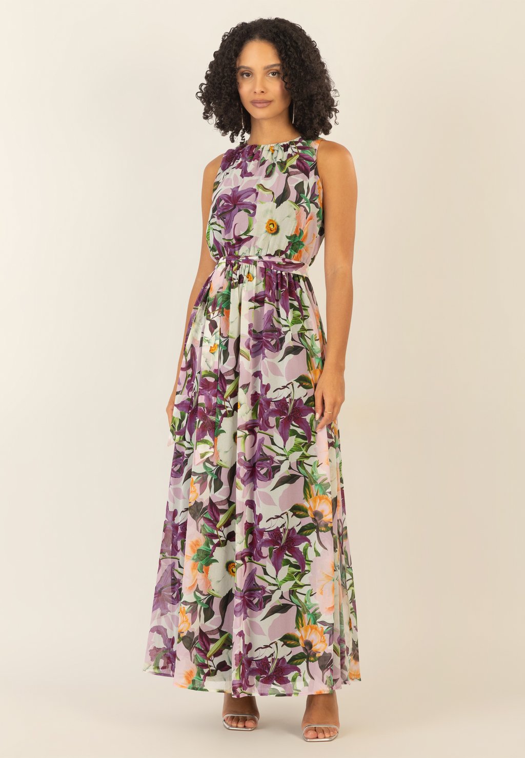 

Длинное платье LANGES Apart, цвет Lila Multicolor