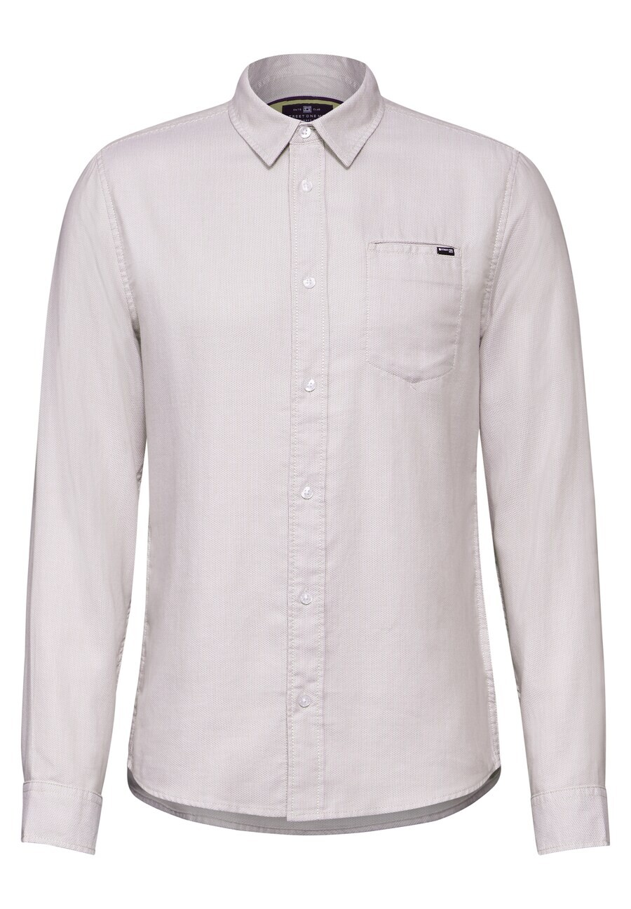 

Повседневная рубашка Street One MEN Regular fit Button Up Shirt, бежевый