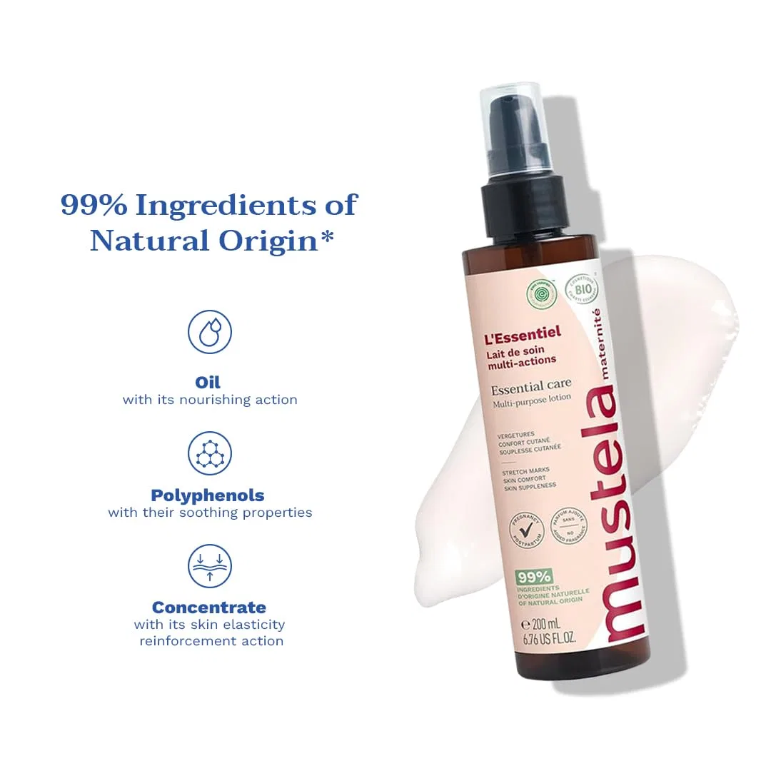 Мультиактивное средство от растяжек Mustela Essential Care, 200 мл Mustela — фото 2