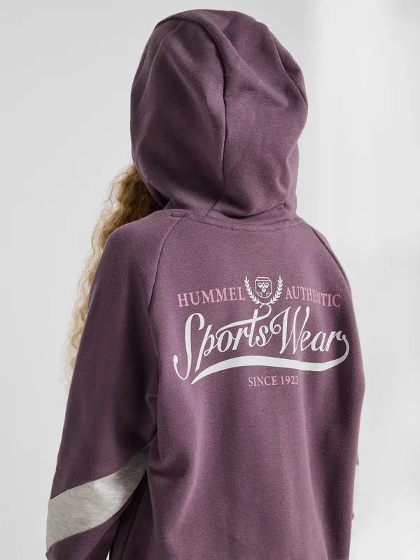 Толстовка с капюшоном Hummel Hmljr loose bts hoodie, серый — фото 4