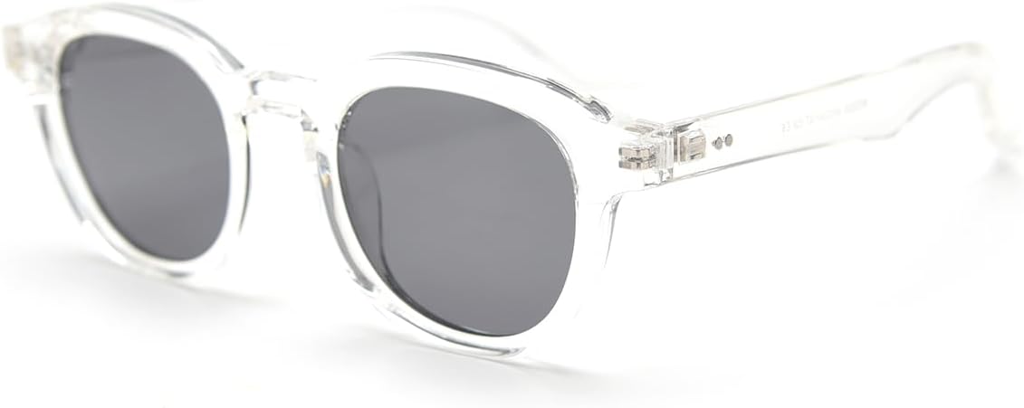 

Поляризованные солнцезащитные очки в стиле ретро для женщин, квадратные очки Tr90 для мужчин, солнцезащитные очки UV400 Ultralight для вождения weiyuchen, Clear With Grey