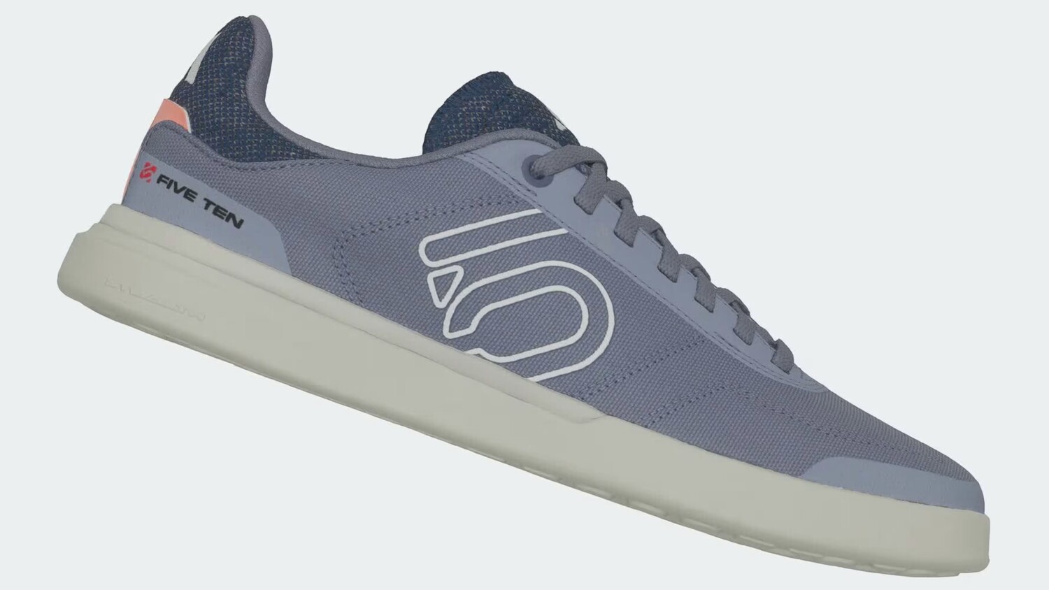 Холщовые кроссовки для горного велосипеда Five Ten Sleuth DLX Adidas, цвет Silver Violet/Cloud White/Coral Fusion — фото 2