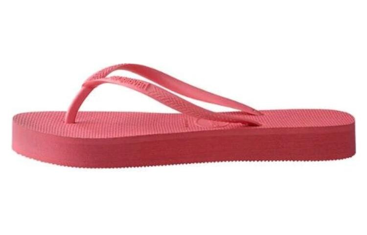 

Женские тонкие шлепанцы кораллово-красного цвета Havaianas