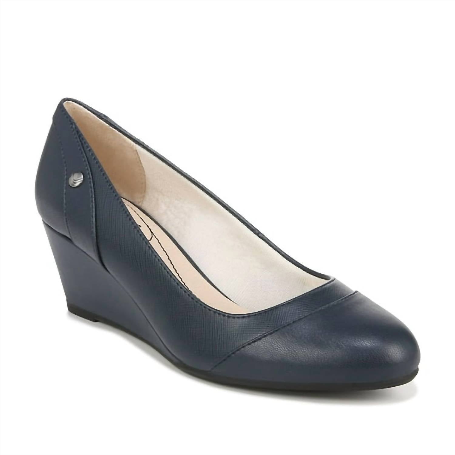 Женские туфли Dream Pump на танкетке темно-синего цвета Heirloom LifeStride
