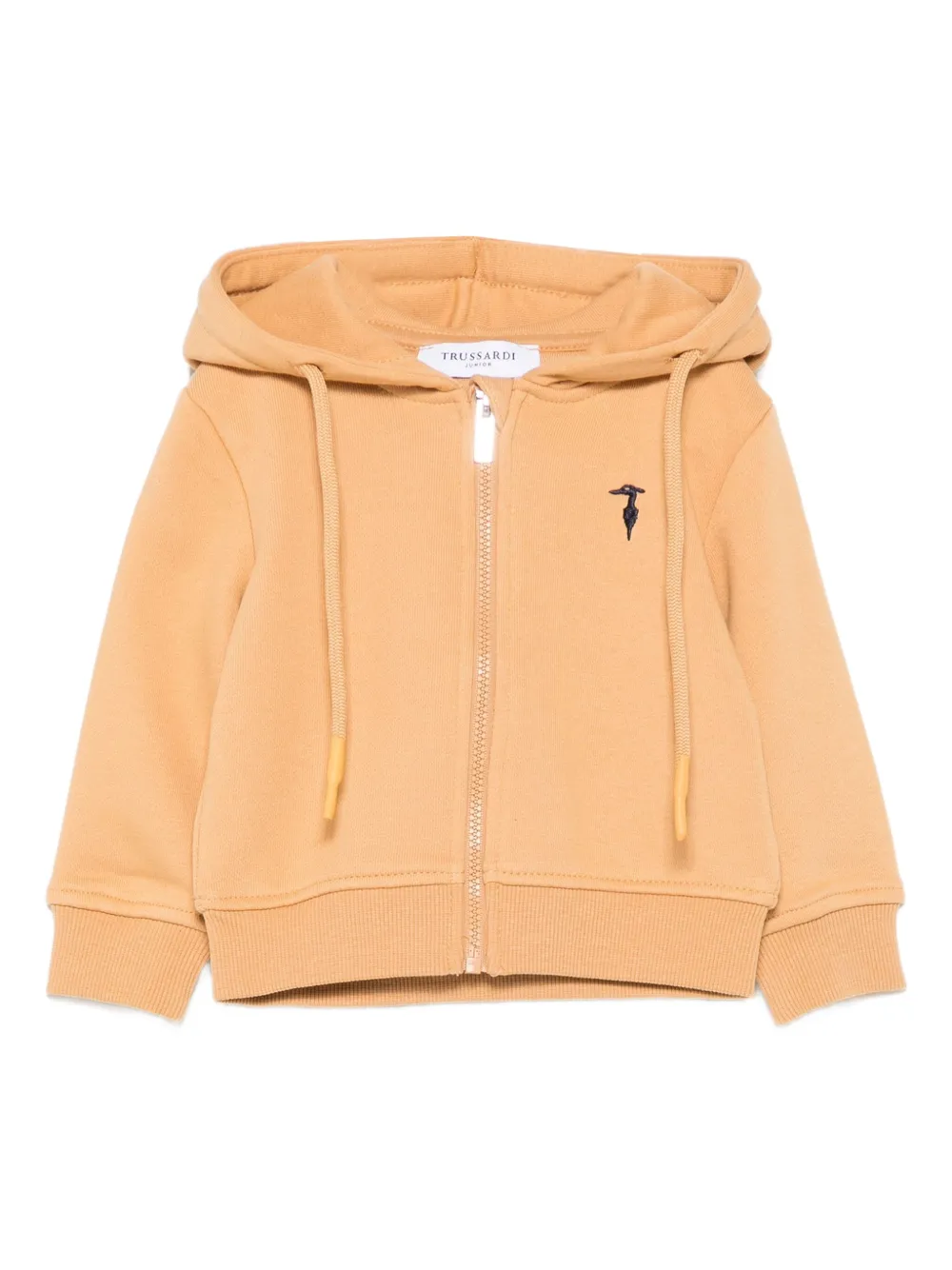 

Худи на молнии TRUSSARDI JUNIOR, коричневый
