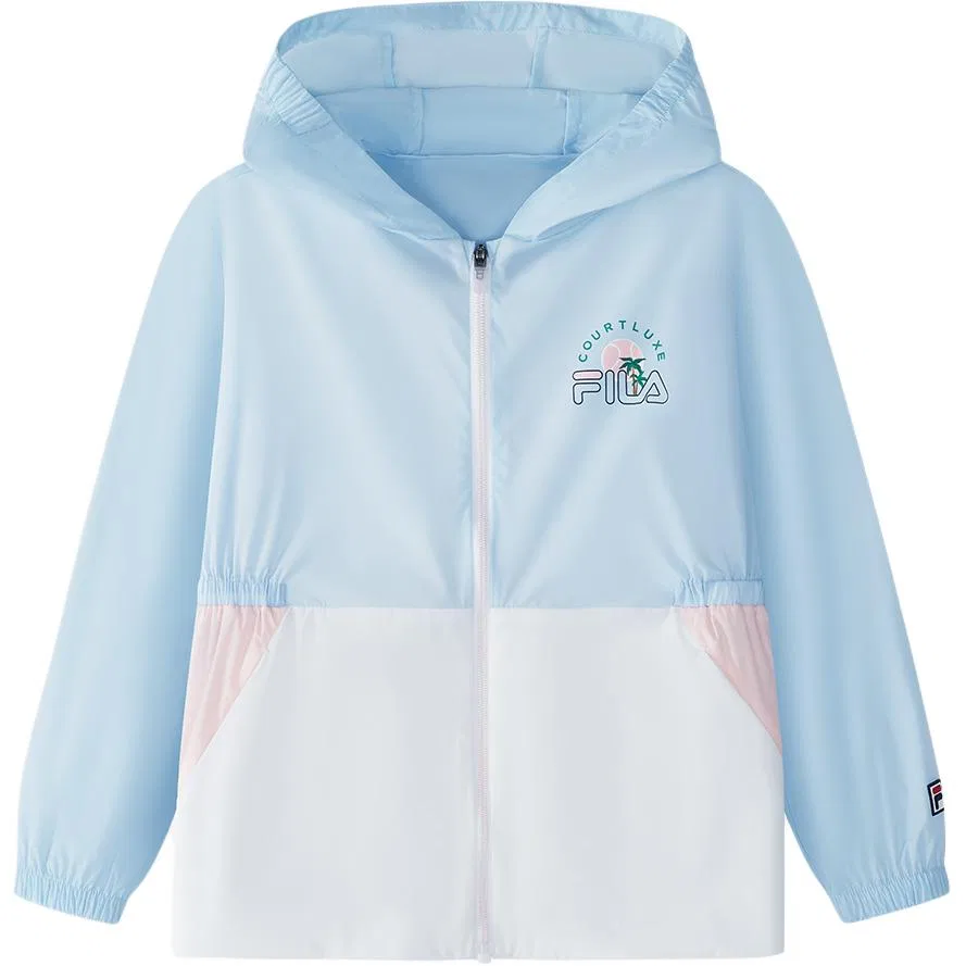 FILA KIDS Sun Protection Clothing Light Sky Blue Children Aged 3 7 Years Old