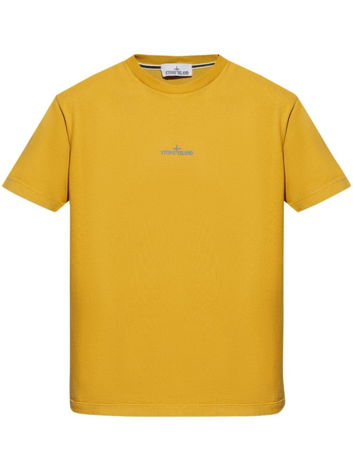 

Stone Island футболка из хлопка с принтом «компас», желтый