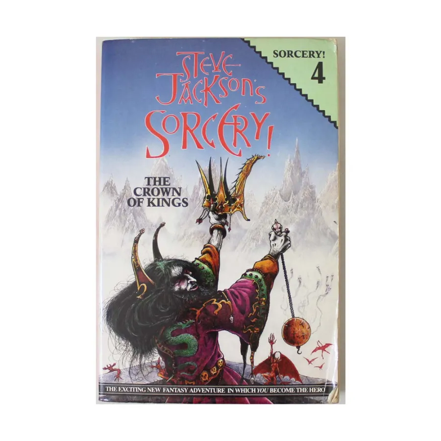 

Роман в мягкой обложке Crown of Kings (1st Printing), Steve Jackson's Sorcery!