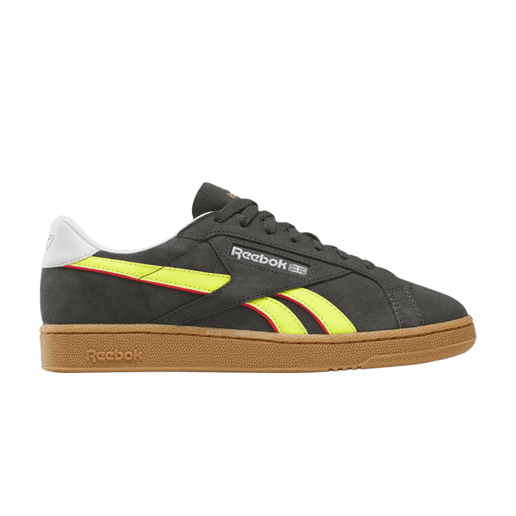 

Кроссовки Club C Grounds UK 'Black Electric Yellow Gum', черный