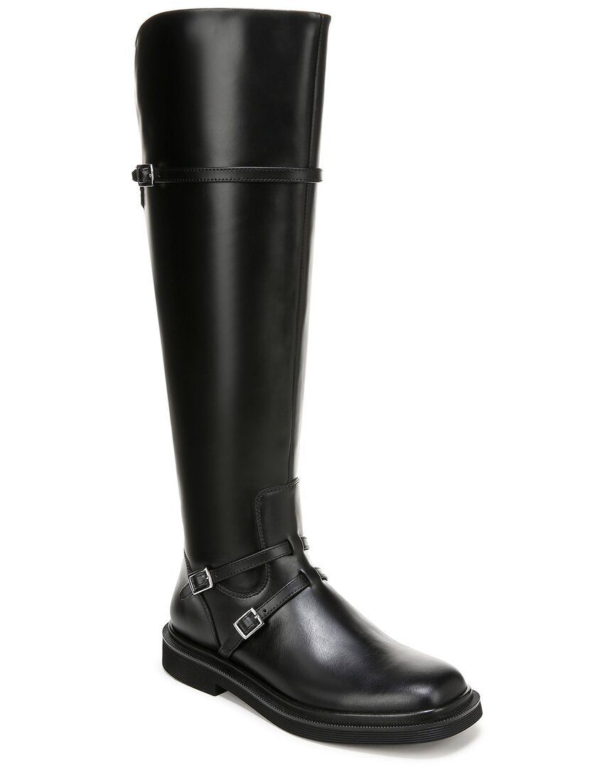 Franco Sarto Ainsley Кожаные сапоги для широкой икры, черный