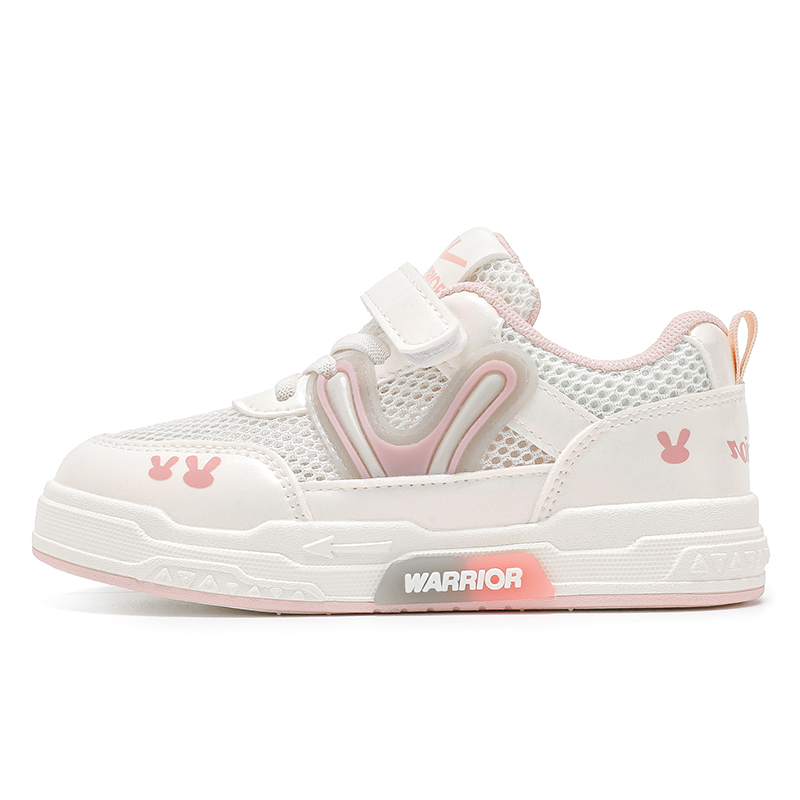 

WARRIOR Облачные парусные противоскользящие антиударные легкие амортизирующие низкие кроссовки для скейтбординга beige pink детские