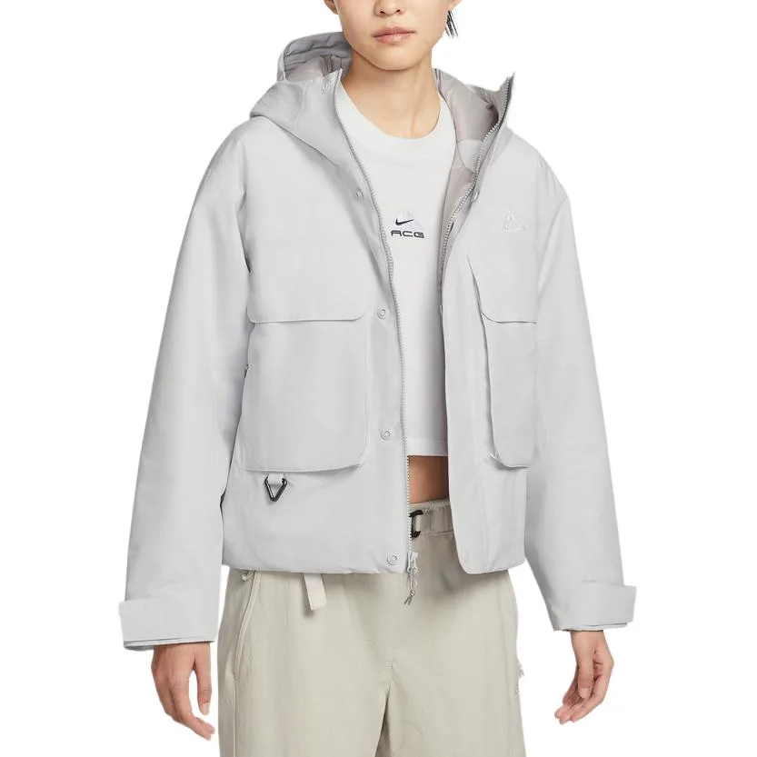 Куртка ACG Skull Peak Storm FIT женская Nike, Dust Photon/University Gray/University Gray/Mountain White