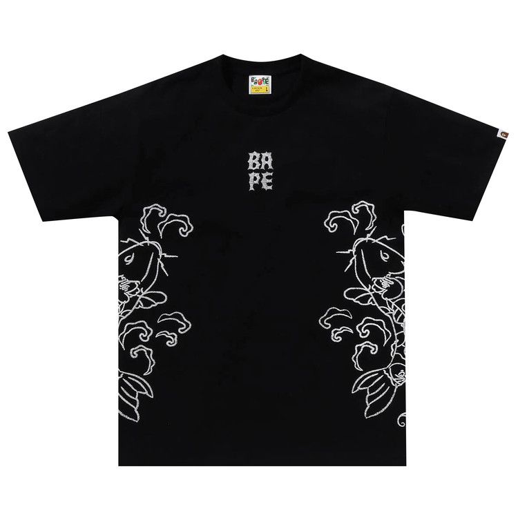 

Футболка BAPE Souvenir Koi Fish Tee, Black
