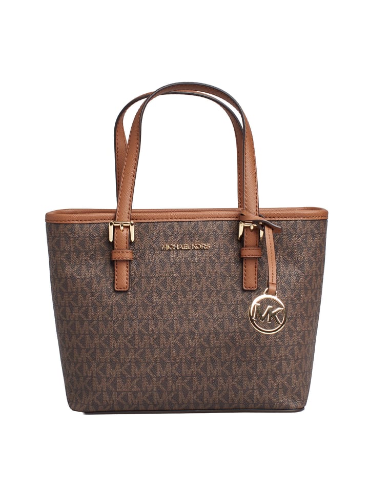 

Сумка шоппер Michael Kors, коричневый