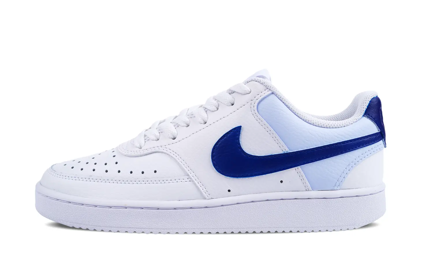 

Кроссовки Nike Court Vision Skateboarding Shoes Women's Low-top White/Royal Blue, белый/синий